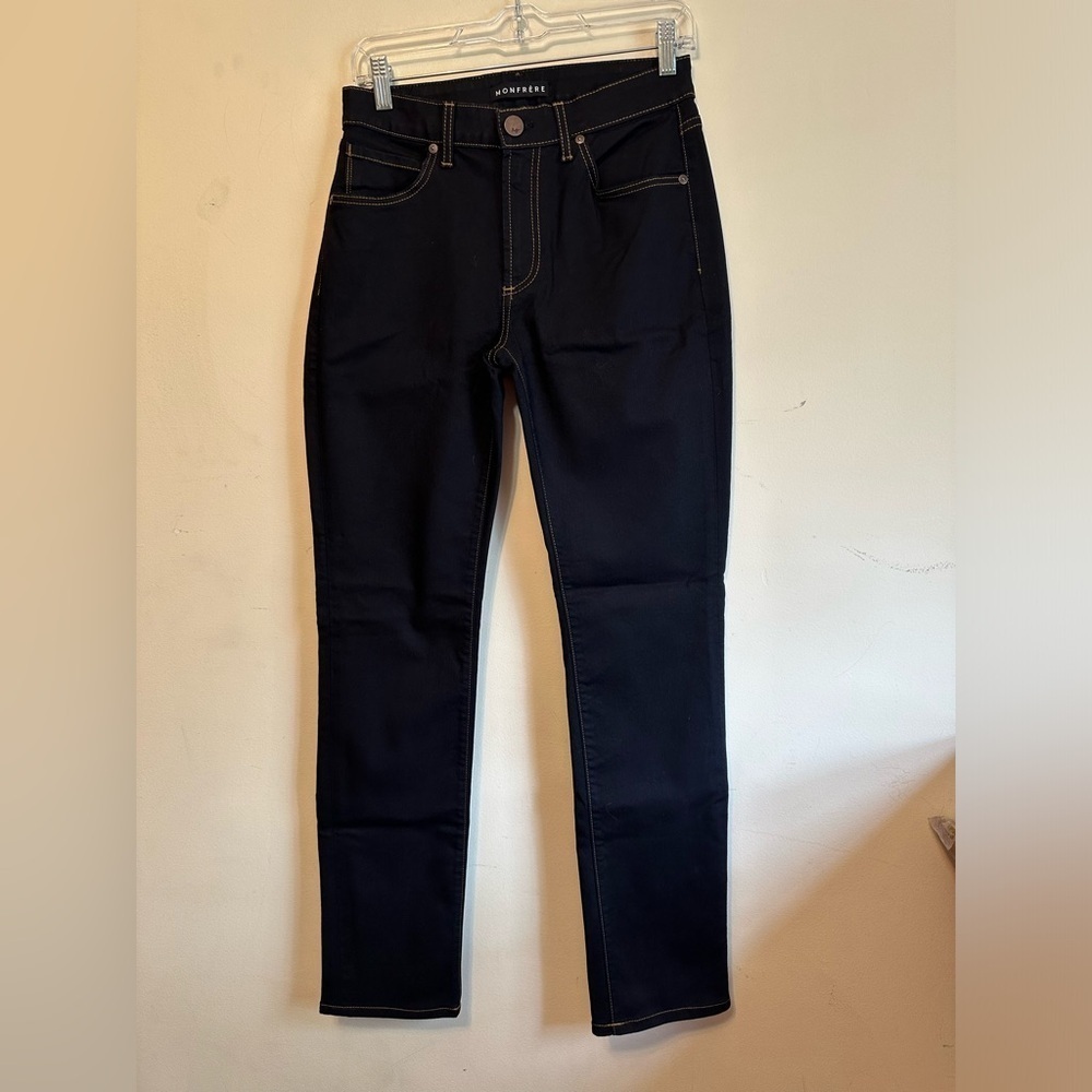 Monfrere Men’s Brando Slim Jeans In Indigo Dark Wash Size 29x31